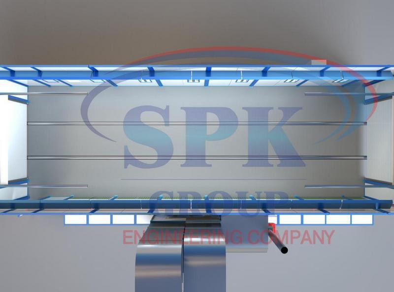Окрасочно-сушильная камера проходного типа SPK-15.5.5