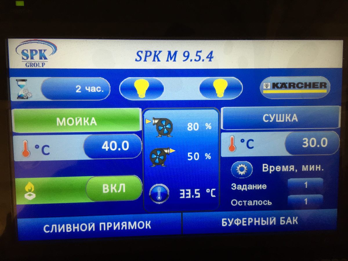Обитаемая моечно-сушильная камера тупикового типа SPK-МА 15.5.5